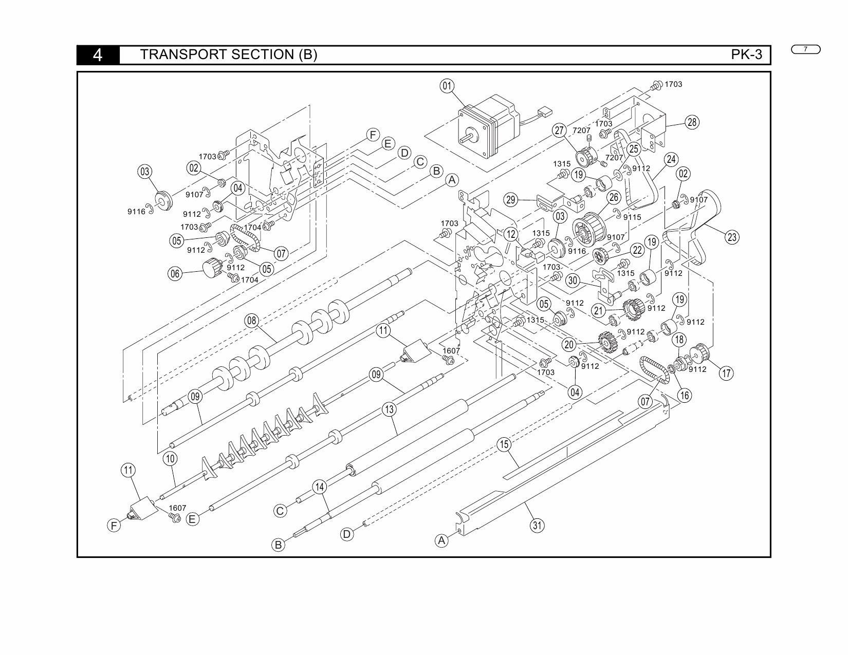 Konica-Minolta Options PK-3 Parts Manual-5